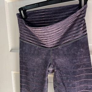 Iridescent purple yoga pants!